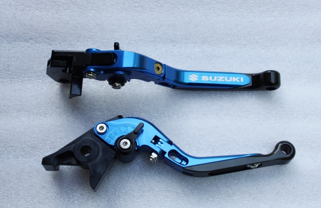 Levier de frein et embrayage Suzuki Bandit 650 1200 1250 bleu