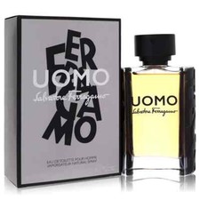 Ferragamo Uomo By Salvatore Ferragamo 3.4oz 100ml Edt Spray For Men New In Box