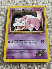 Sabrina’s Slowpoke 95/132 Gym Heroes Pokémon Card Vintage Nm/Lp NICE! on eBay