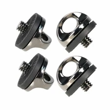 4 pcs Quick Install Metal Screw f Quick Release Neck Strap/R-Strap w/ 1/4 Mouth