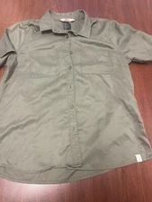 5.11 Tactical Ranger Green Women’s Size Small Full Button Short Sleeve Shirt 