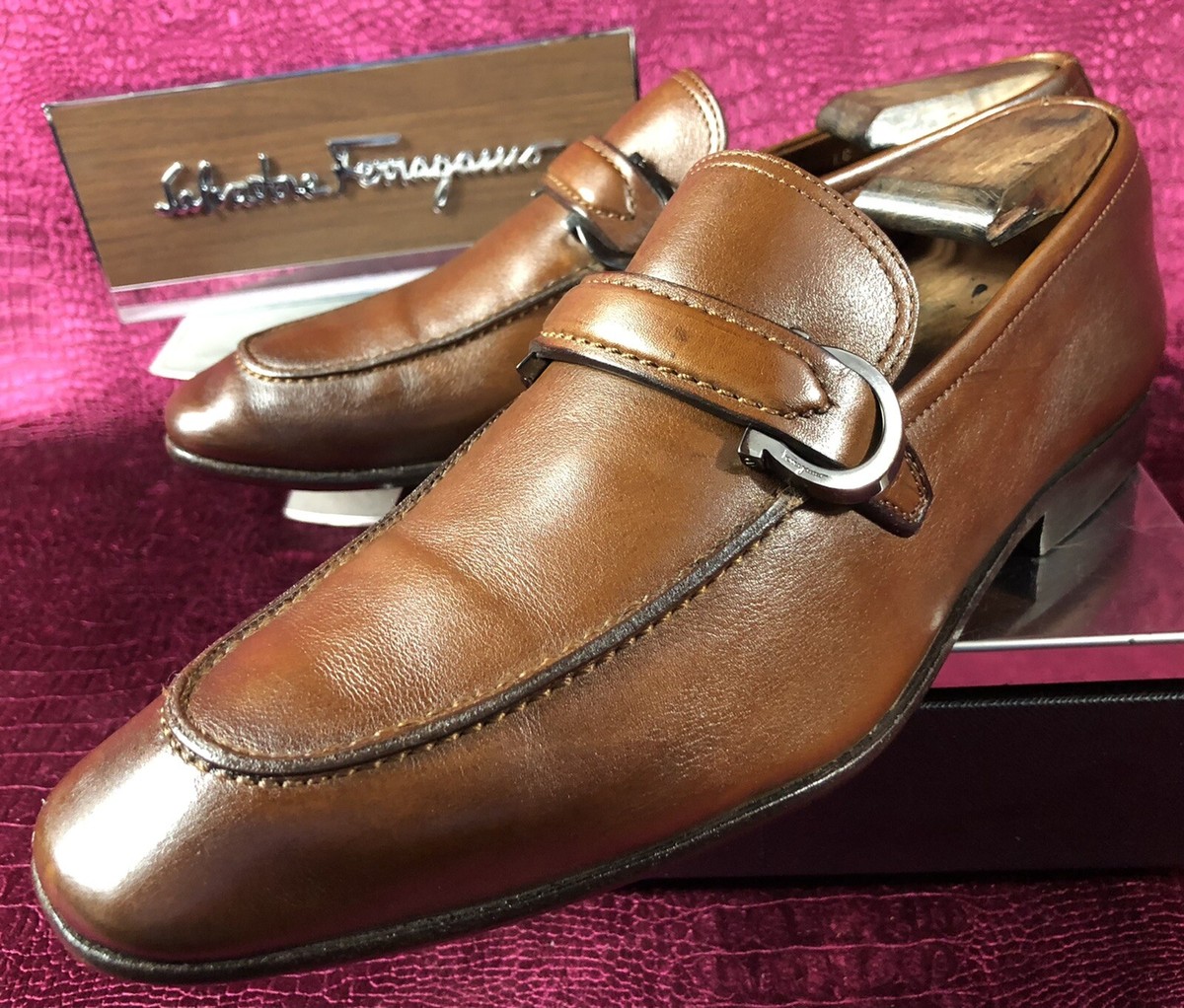 Salvatore Ferragamo Gancini Bit Loafers Men’s Brown Size 10 D Italy Made VGC SALVATORE FERRAGAMO - “GRANDIOSO 2 main image 3