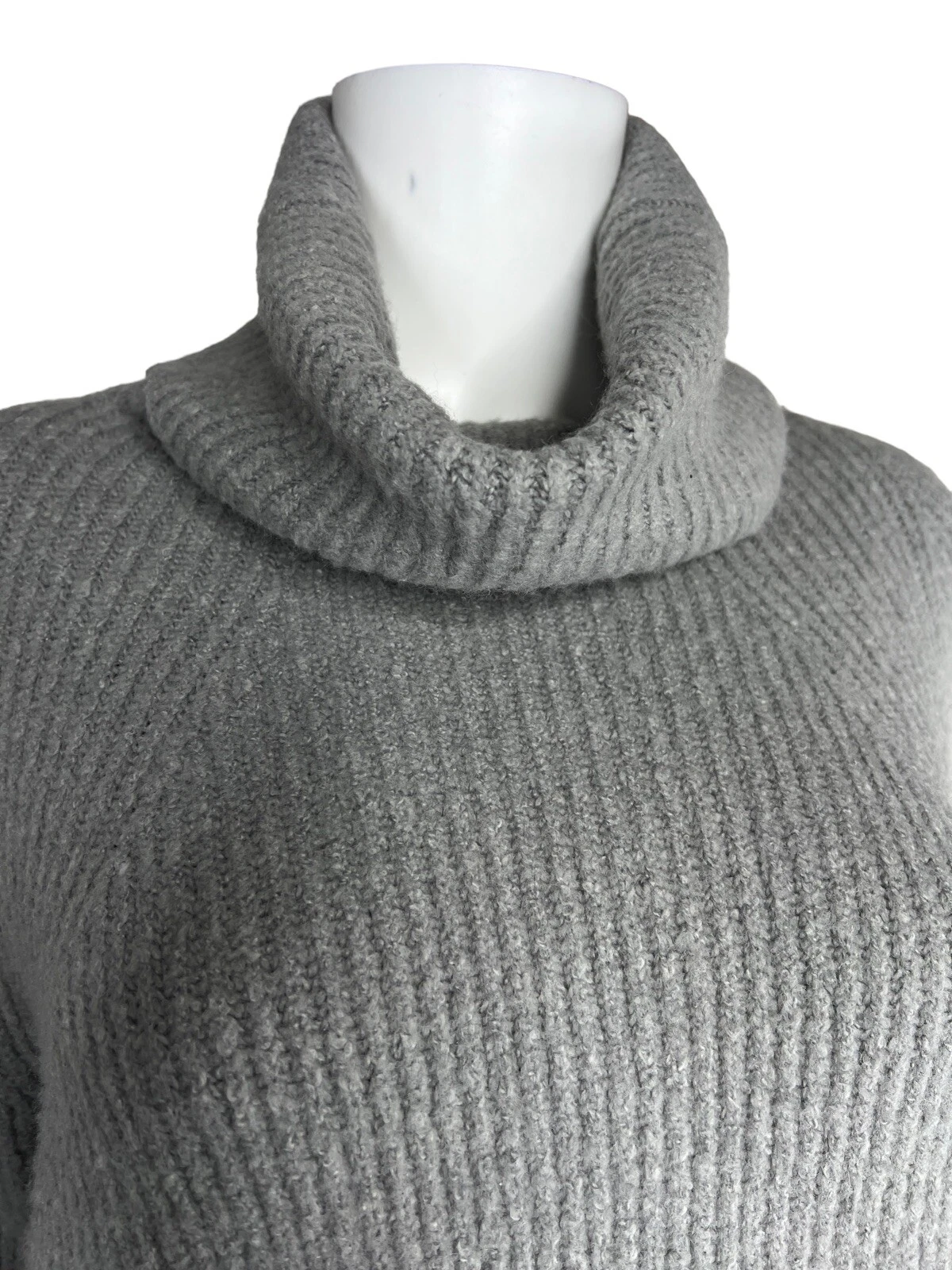 sweaty-betty shakti wool blend ribbed turtle neck vents sweater
