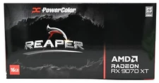 Powercolor Reaper AMD Radeon RX 9070 XT 16GB GDDR6 Graphics Card Open Box 1 Year