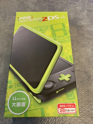 NEW Nintendo 2DS LL Console Color Black x Lime Japan Exc | eBay