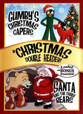 GUMBY'S CHRISTMAS CAPERS & SANTA AND THE 3 THREE BEARS (DVD) Howdy Doody's New