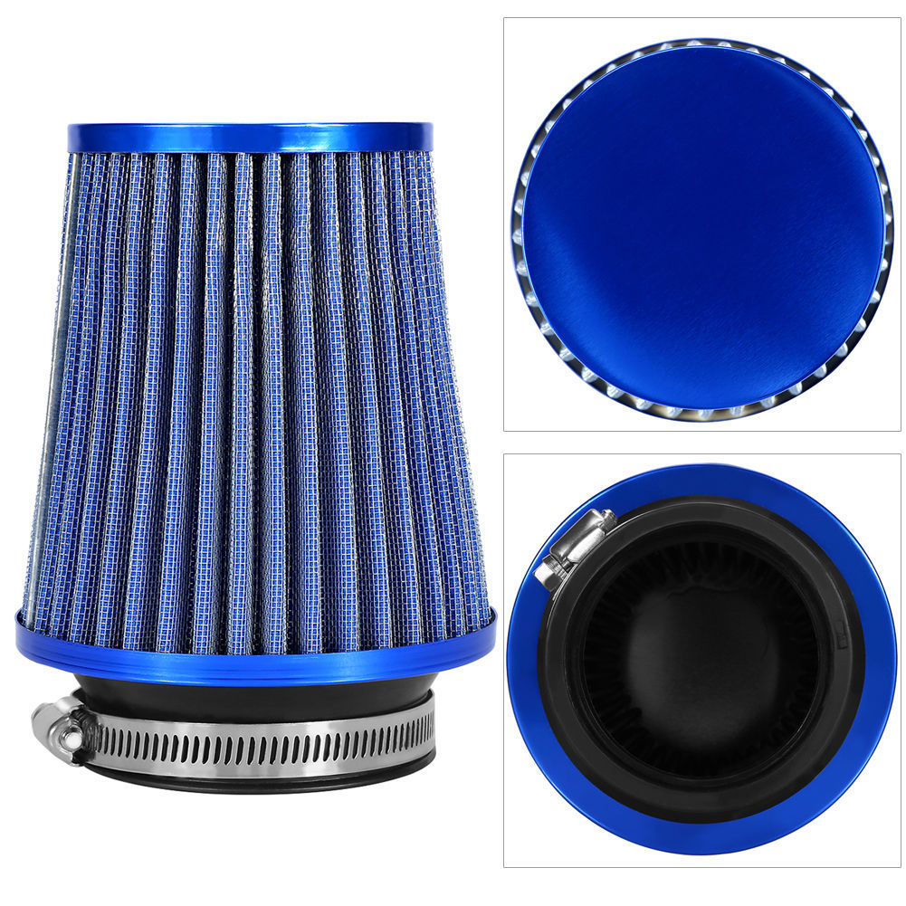 3inch 76mm Car High Flow Cold Air Pod Filter Induction Kit High Power