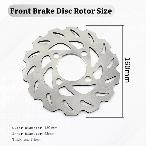 Front Brake Disc Rotors for Yamaha Banshee 350 YFZ350 YFZ450 YFZ450R Raptor 700R - Picture 4 of 11