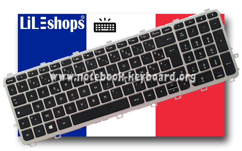 Clavier AZERTY Français Rétro-éclairé Pour PC Portable HP Envy 17-j101sf/j105nf - Neuf, Générique