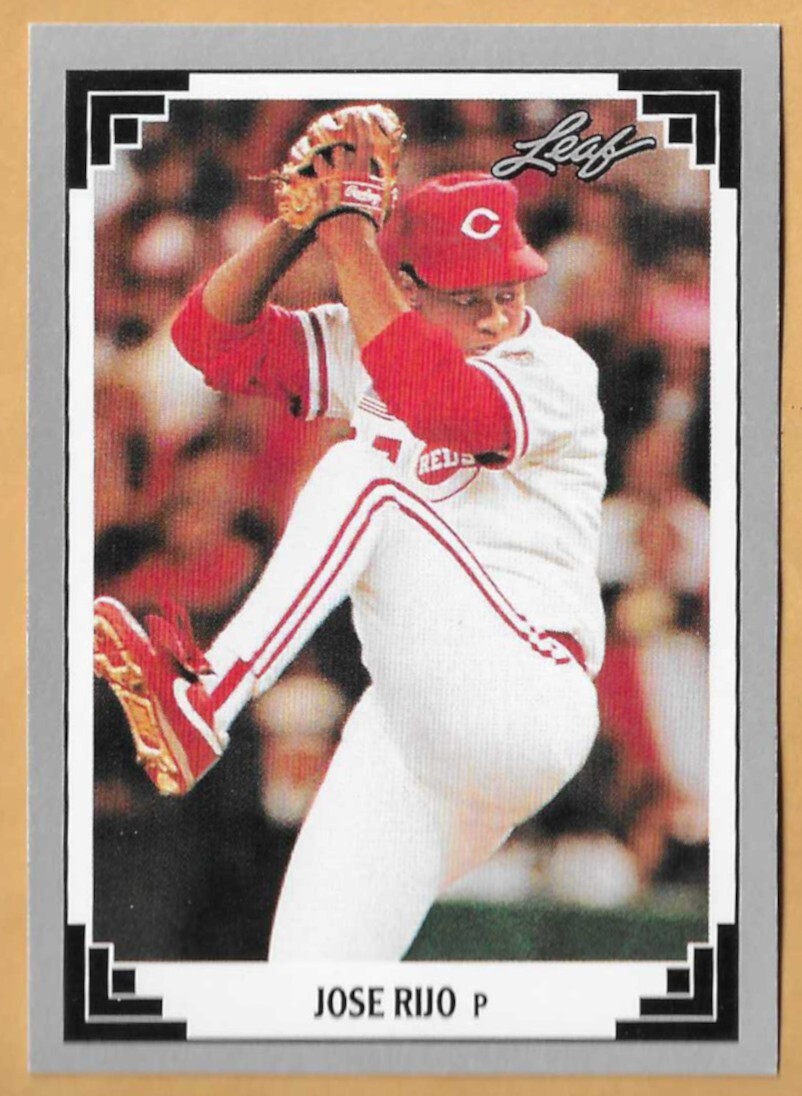 JOSE RIJO CINCINNATI REDS #326 - LEAF NM-MT 1991 | eBay