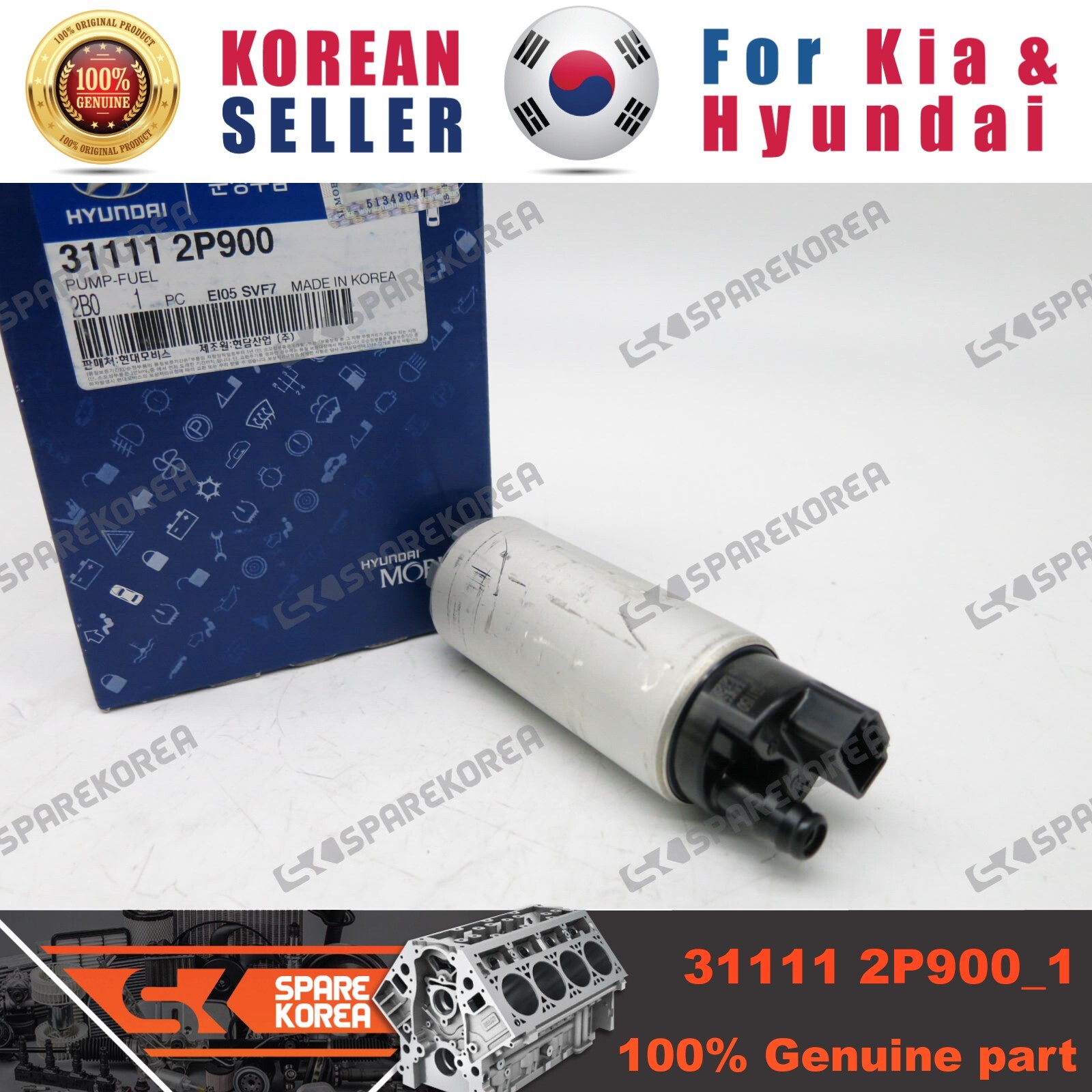 Genuine/OEM 311112P900 PUMPFUEL for Kia Sorento R eBay