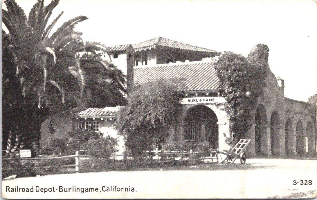 CA, BURLINGAME, SP RR depot, 2, ca.1908, unposted, mint. eBay