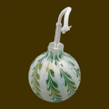 Traditions glass oil lamp hand blown glass