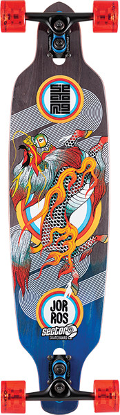 Sector 9 Skateboards Kirin Fractal Complete Skateboard - 9x36 Sidewinder