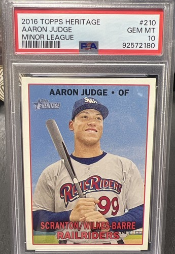 2016 Topps Heritage Minor League Edition - #210 Aaron Judge (RC) for