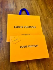 Authentic original Louis Vuitton Empty gift box and bag set with envelope card