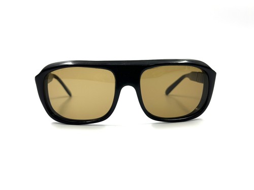 VINTAGE PERSOL SONNENBRILLE 6286T ITALIEN SCHWARZ HERREN GHOST BRAUN MEFLECTO RECHTECKIG