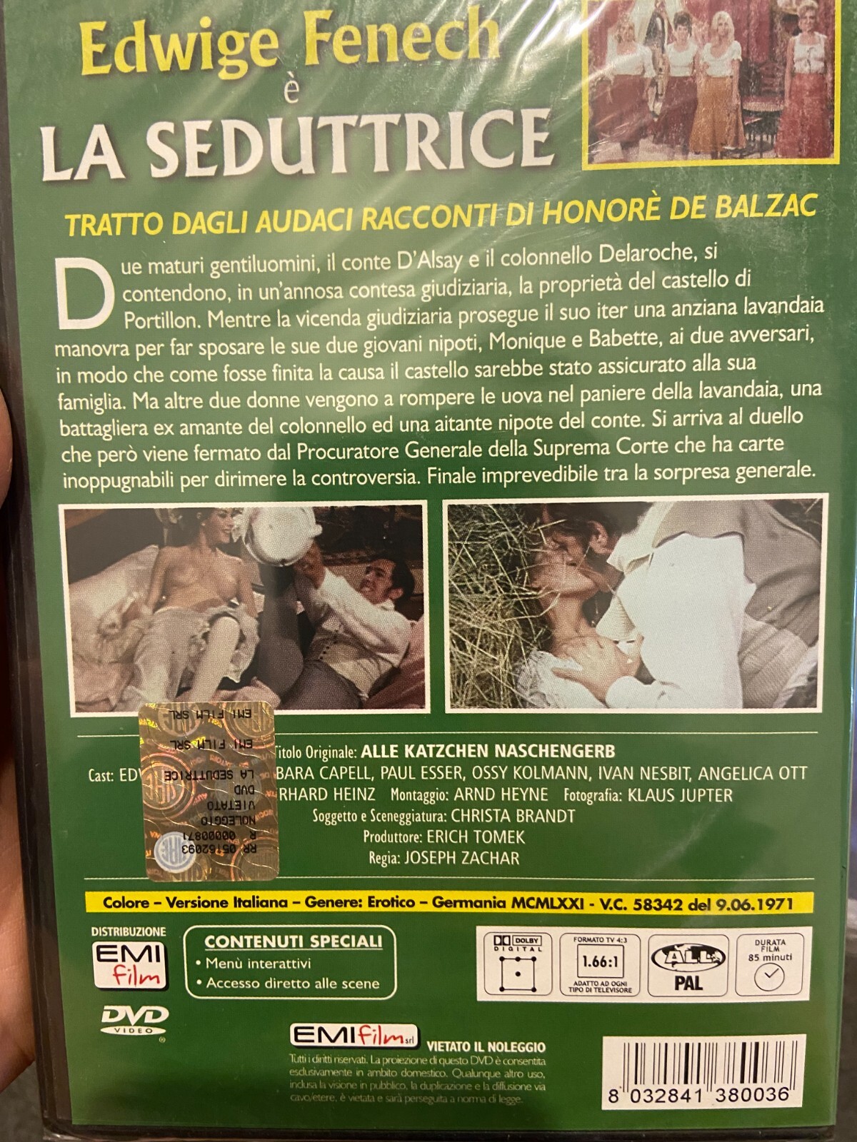 La Seduttrice NEW Region 2 DVD 70s 1971 Erotic Italian Movie IN La Seduttrice NEW Region 2 DVD 70s 1971 Erotic Italian Movie IN