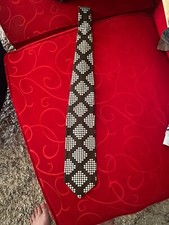 KIPPER NECKTIE VINTAGE 1960's Wide tie 4"