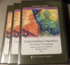 Teaching Co Great Courses DVDs    UNDERSTANDING LINGUISTICS  Science of Language