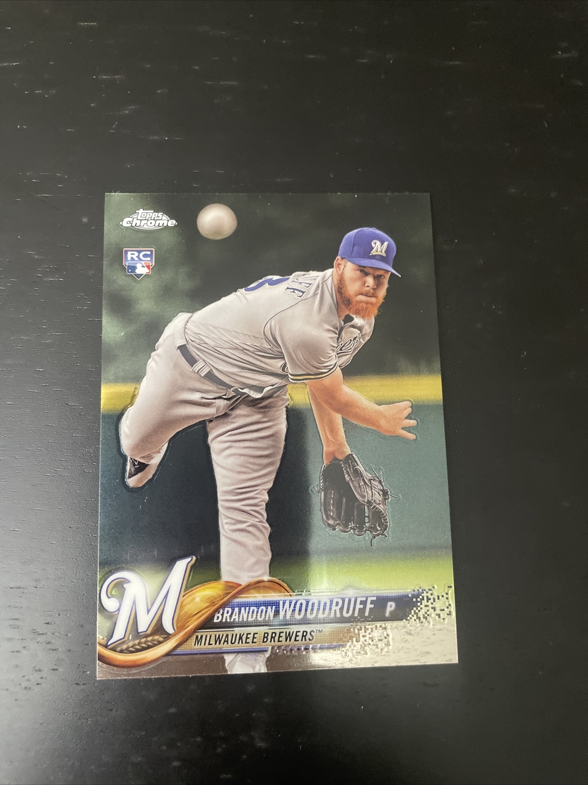 BRANDON WOODRUFF 2018 Topps Chrome Rookie Card #179 Milwaukee Brewers NM+ RC