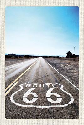 Blechschild 18x12 USA Amerika Straße Route 66 Chicago Wand Deko Bar Kneipe Samml