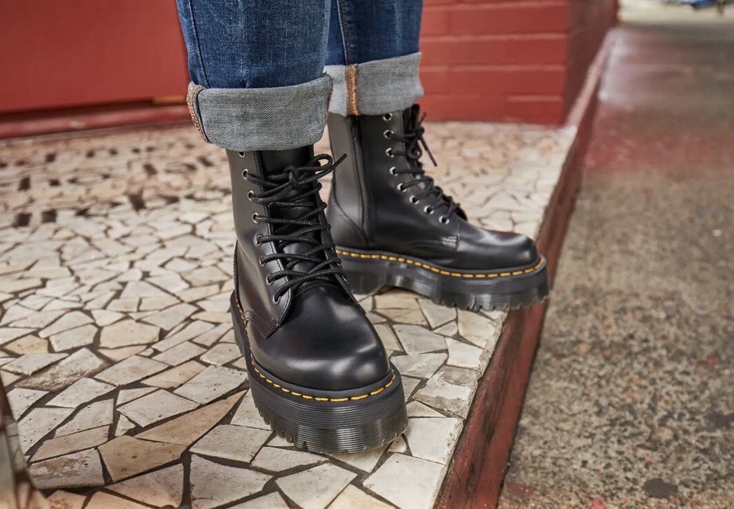 Dr. Martens boots womens size 8 black - Jadon New No Box | eBay