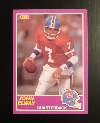 1989 Score #7 JOHN ELWAY -- Denver Broncos HOF QB - Sharp! - Picture 1 of 1
