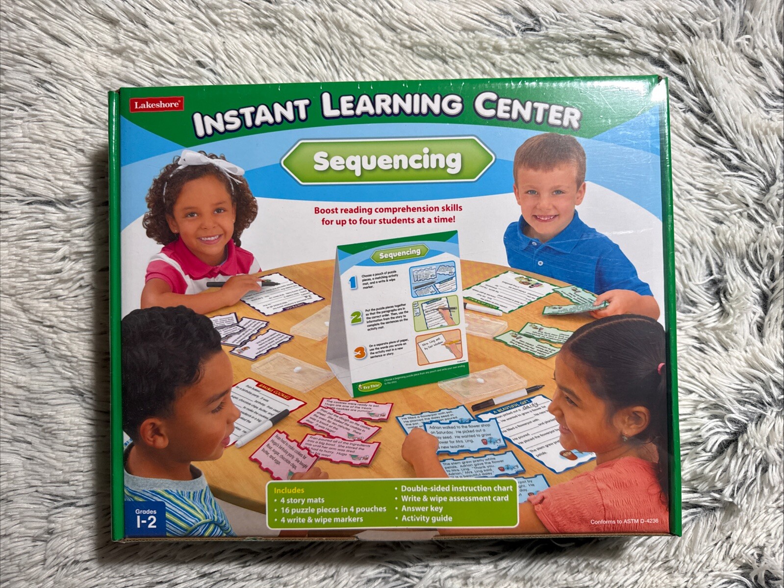 NEW Lakeshore Instant Learning Center Sequencing Grades 1-2 | eBay