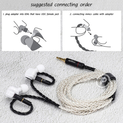 Adattatore Da MMCX A 2 Pin 0,78 Mm - Cavo Per Cuffie Con Connettore Oro Per QDC, ZSX, UE 18Pro - Foto 8