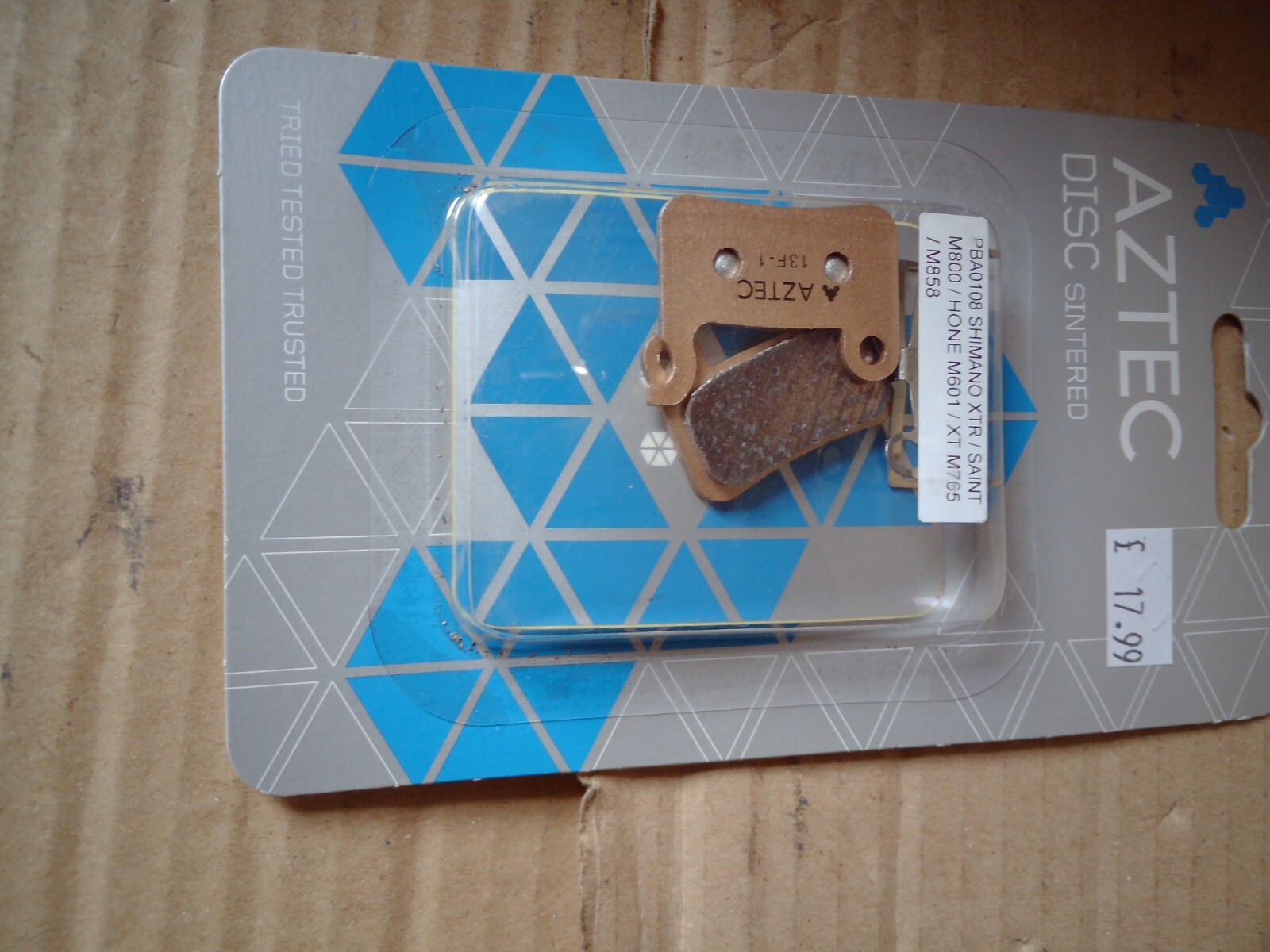 AZTEC  DISC BRAKE PADS, SHIMANO XTR/SAINT M8000/HONE M601/XT M765/M858