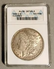 1880 O Morgan Silver Dollar, ANACS AU 58, Cleaned
