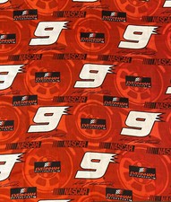 Nascar 9 Kasey Kahne Cotton Fabric 8 3/4  x 42  