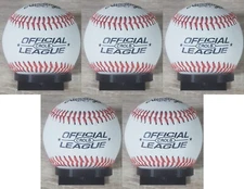 5 Pack Baseball Wall Mount Great for Autographed Ball  Grab & Go Game Ball