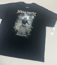 Megadeth Band T-Shirt, 35 Years Anniversary Tour Tee Size Large New With Tags