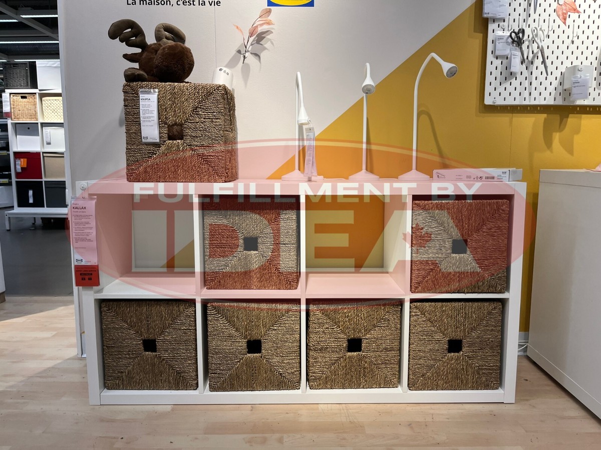 IKEA クニプサ KNIPSA 6個セット KNIPSA basket, seagrass, 12