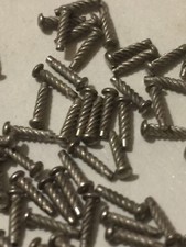 Hammer In Drive Screws Round Head Nickel Plated Type U00 x 1/4” Pack of 100