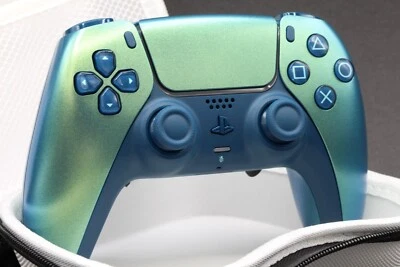 MARKENLOS PS5 TryHard Controller® Scuf Paddles Teal Grün Smart-Trigger Hall-Effekt Pro NEU