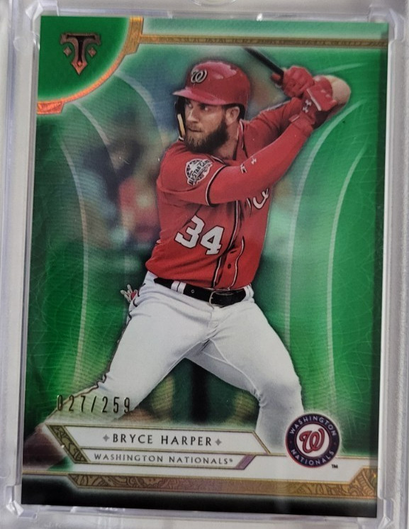 2018 Topps Triple Threads Emerald /259 Bryce Harper #1