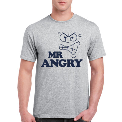 T-Shirt Mr Angry Persönlichkeit persönliches Gefühl Geburtstagsgeschenk