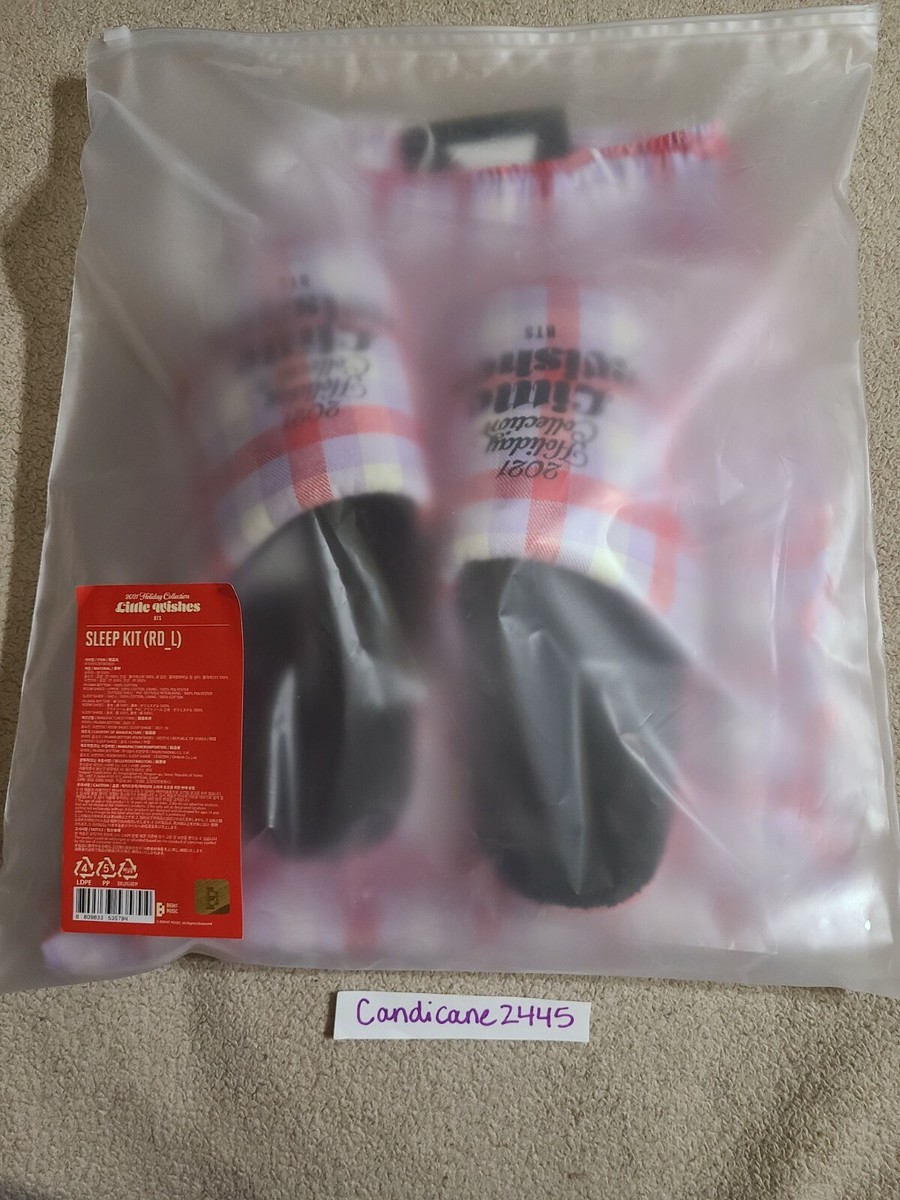 BTS Official Little Wishes Holiday 2021 Sleep Kit Size L - No