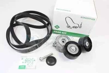 OEM INA Drive Belt Tensioner and Pulley Kit For Audi A4 Quattro 3.2L 2005-2009
