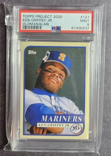 Topps Project 2020 #127 Ken Griffey Jr By Oldmanalan PSA 9 Mint