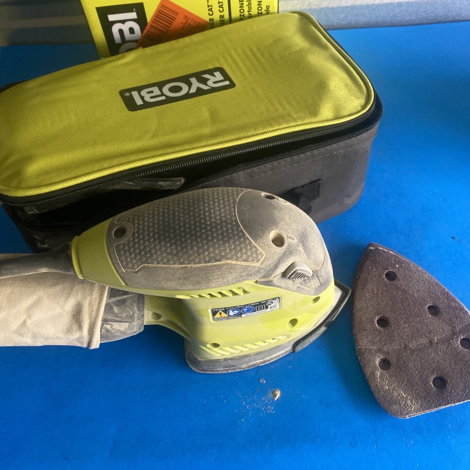 RYOBI CFS1503GK 1.2 安培有线 5.5 英寸 Corner Cat砂光机尘土飞扬 — 第 3/4 张图片