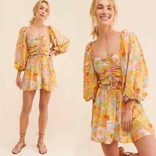 Show Me Your MuMu 2 piece Set - Groovy Blooms Floral Jenna Top + Swing Skirt XS