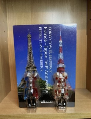 Medicom 100% Bearbrck ~ Tokyo Tower & Eiffel Tower Be@rbrck France - Japan 160