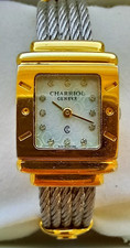 2004 Philippe Charriol  St. Tropez Mansart Diamond Ladies Watch good conditon