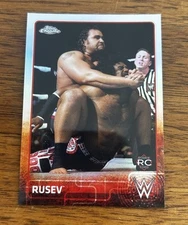2015 Topps Chrome WWE - #61 Rusev Rookie Refractor