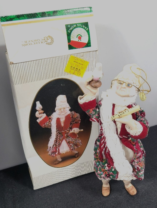 Vintage Kurt S. Adler 1984 Scrooge Ornament with Glasses Lantern Scroll & Tag