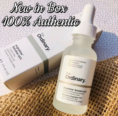 NIB Authentic The Ordinary Argireline Solution 10% for Reducing Fine Lines,1 oz